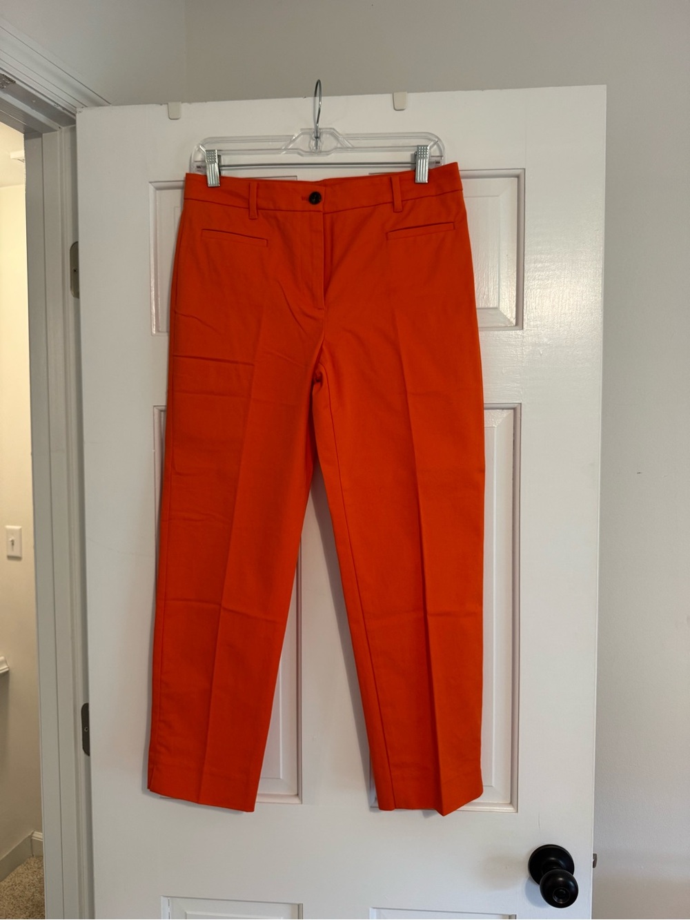 Ann Taylor Men's Bright Orange Chinos - Straight Leg